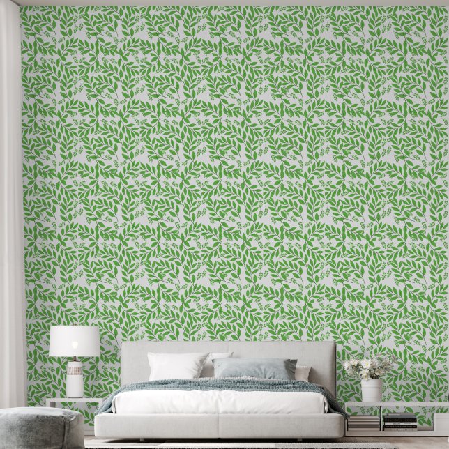 Papier Peint feuille (Chambre à coucher)