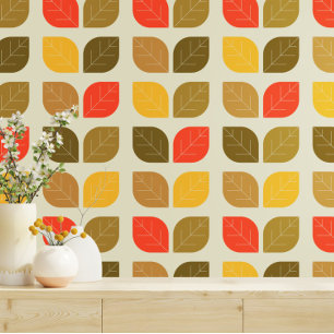 Papier Peint Feuille Automne Motif