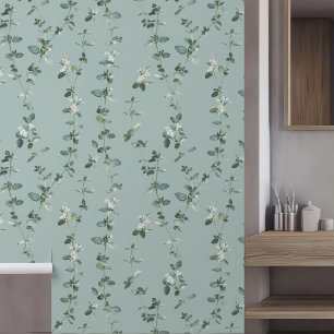 Papier Peint Feuilles Blue Oregano