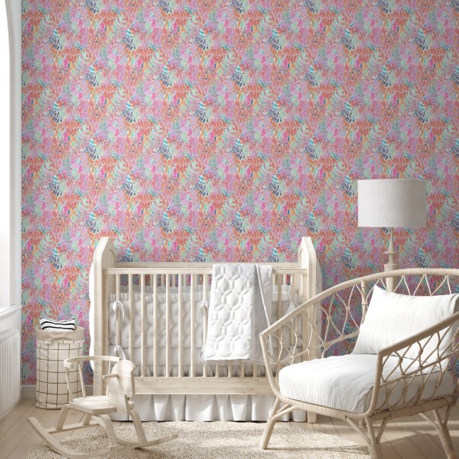 Papier Peint Feuilles sucrées d'automne (Enfants)