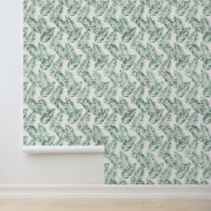 Papier Peint Feuilles verts tropicaux