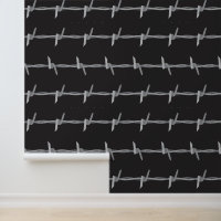 Fil Barbelé Gris Noir Motif