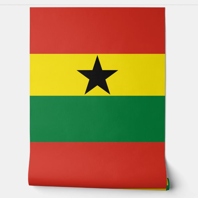 Papier Peint Flag du Ghana (Déroulement)