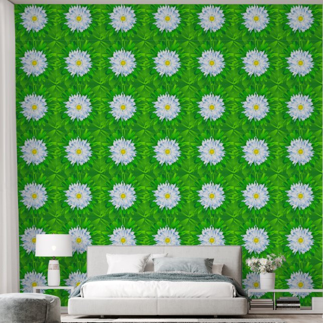 Papier Peint Fleur marguerite (Chambre à coucher)