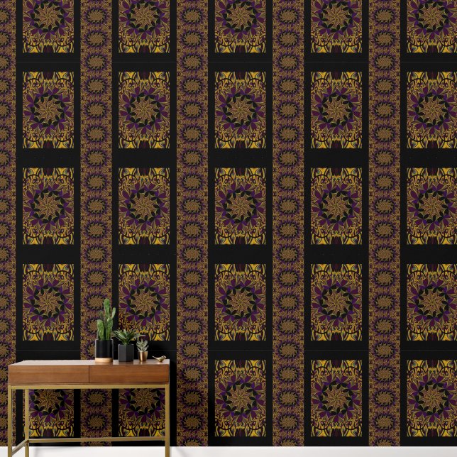 Papier Peint Fleur pourpre (Couloir)