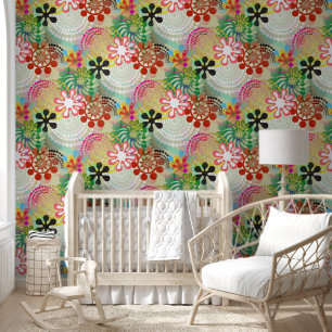 Papier Peint Fleur Power Floraisons motif sans couture 20