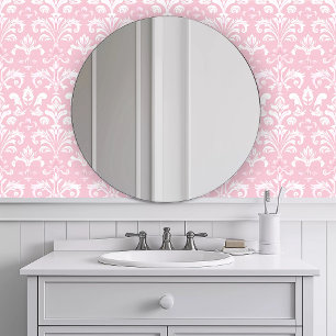 Papier Peint Fleur rose monochromatique