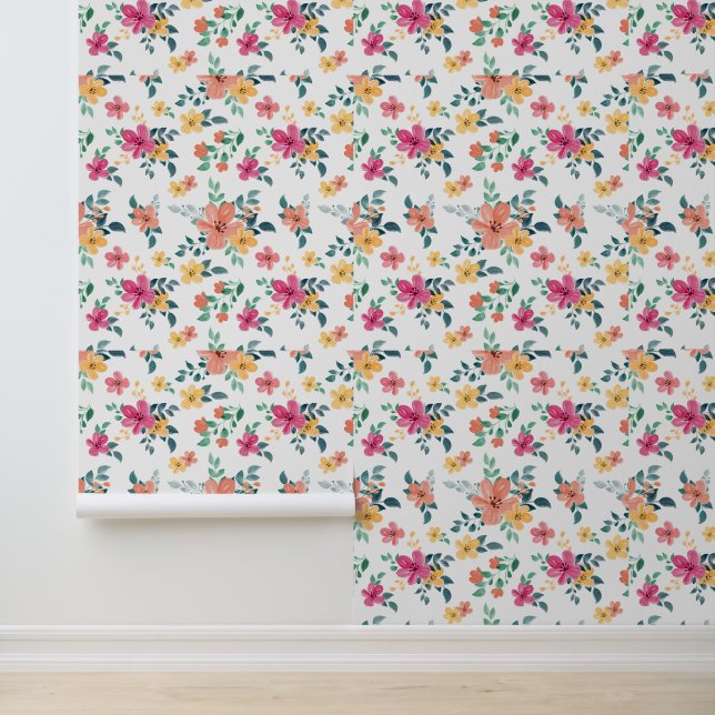 Papier Peint Fleur Sauvage Élégante (Application)
