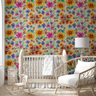 Papier Peint 💐 fleurs