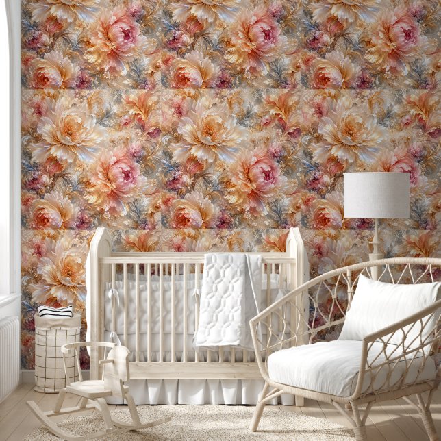Papier Peint Fleurs de Fantaisie Luxueuses (Enfants)