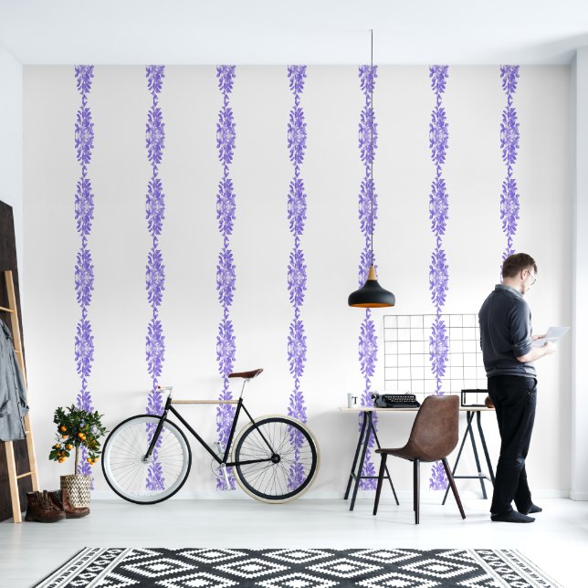 Papier Peint Fleurs de Wisterias (Salon)