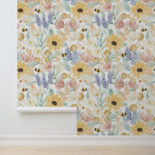Papier peint Fleurs délicates du pays français