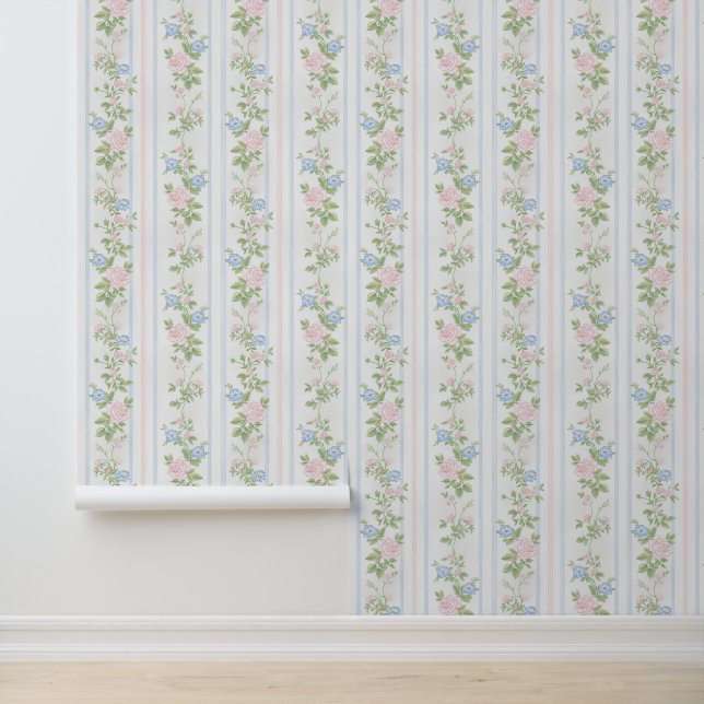 Papier peint Fleurs délicates du pays français (Application)