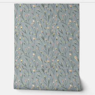 Papier Peint Fleurs minuscules roses modernes3