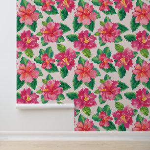 Papier Peint Fleurs tropicales