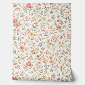 Papier peint floral