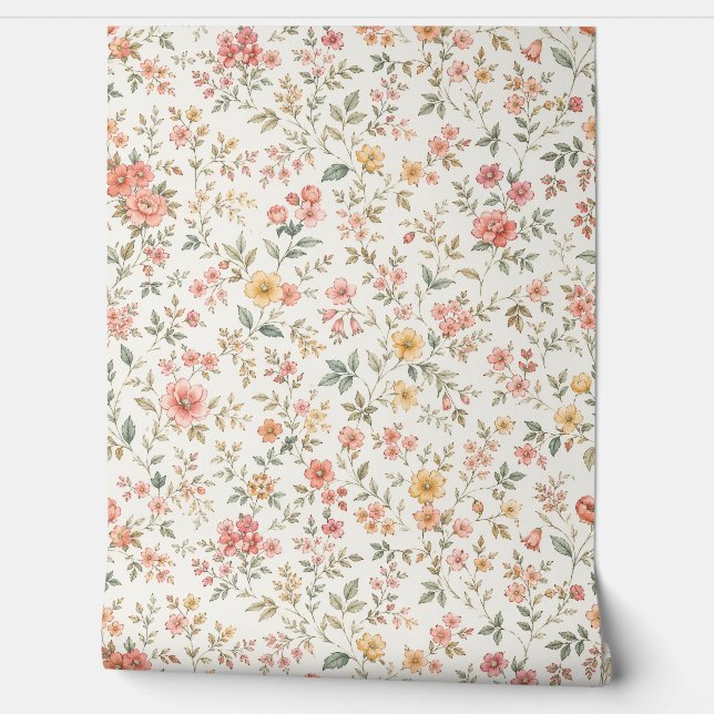 Papier peint floral (Déroulement)