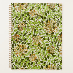 Papier peint floral Chèvrefeuille miel de William 