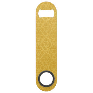 Papier peint floral d'or de luxe