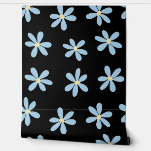 Papier peint floral élégant - Motifs floraux dynam