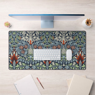 Papier peint floral Morris Navy Blue Snakeshead