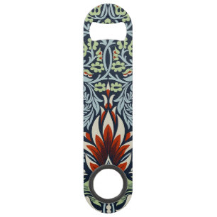 Papier peint floral Morris Navy Blue Snakeshead