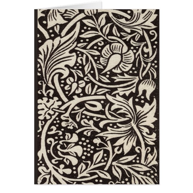 Papier peint floral Narcisse William Morris (Devant)