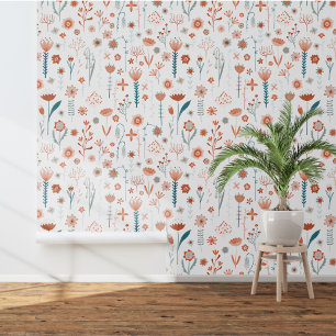 Papier Peint Floral scandinave