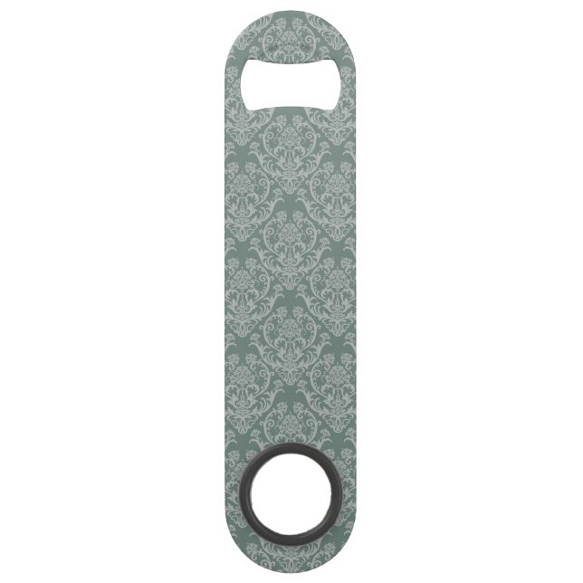 Papier peint floral vert (Devant)