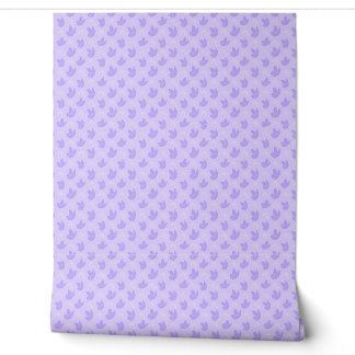 Papier Peint Floral Violet