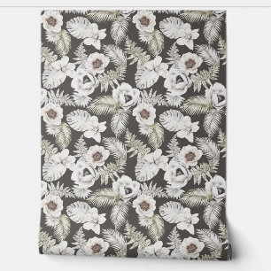 Papier Peint Florals Foliage Boho Tropical