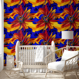 Papier Peint Flore byzantine fleur regal motif chic