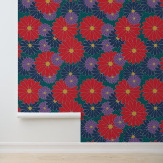 Papier Peint Flore de automne scintillante