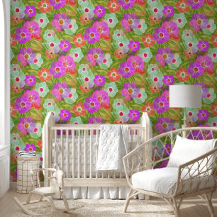 Papier Peint Flower Power Blossoms sans faille motif 18