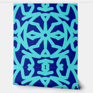 Papier Peint Fond d'écran bleu et turquoise "Ratti_Creative_Art