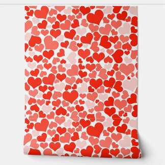 Papier Peint Fond d'écran Cœurs Rouges