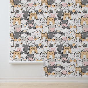 Papier Peint Fond d'écran de chat mignon Kawaii Kitty