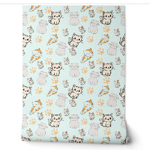 Fond d'écran de chatons et de pattes mignons Kawai