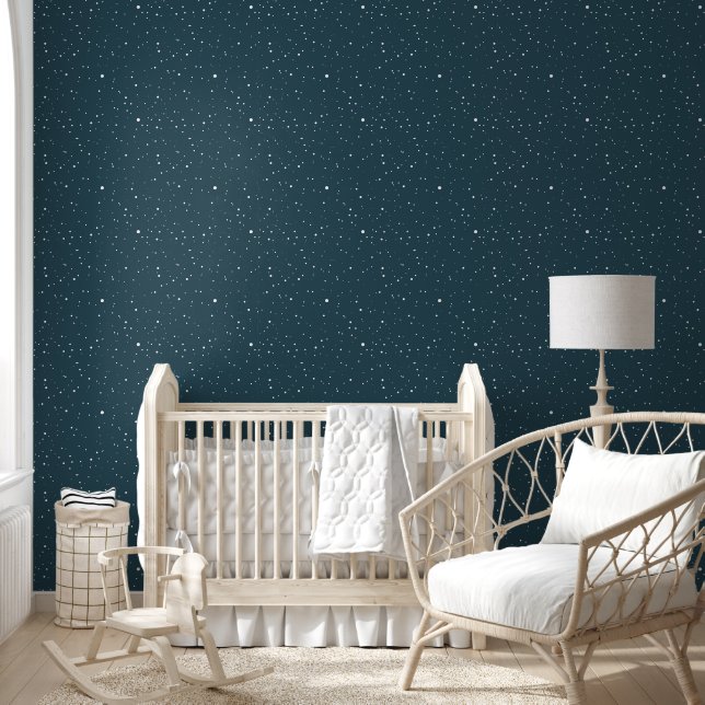 Papier Peint Fond d'écran neige, points blancs sur fond sarcell (Enfants)