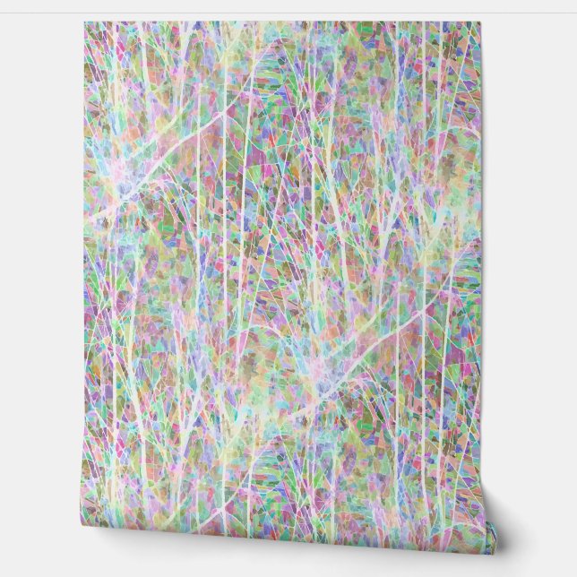 Papier Peint Fond d'écran Pale Forest (Déroulement)