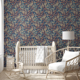 Papier Peint Fond d'écran Vintage floral - Motif transparent 1