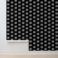 Fond simple de logo noir répétitif