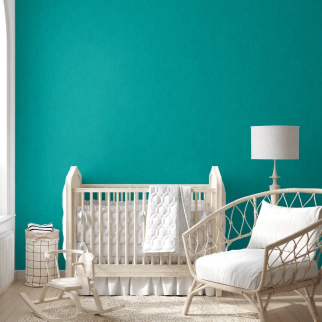 Papier Peint Fond turquoise texturé calme & simple (Enfants)
