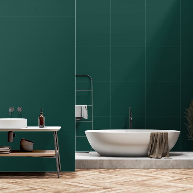 Papier Peint Forêt de pluie verdoyante (Salle de bain)