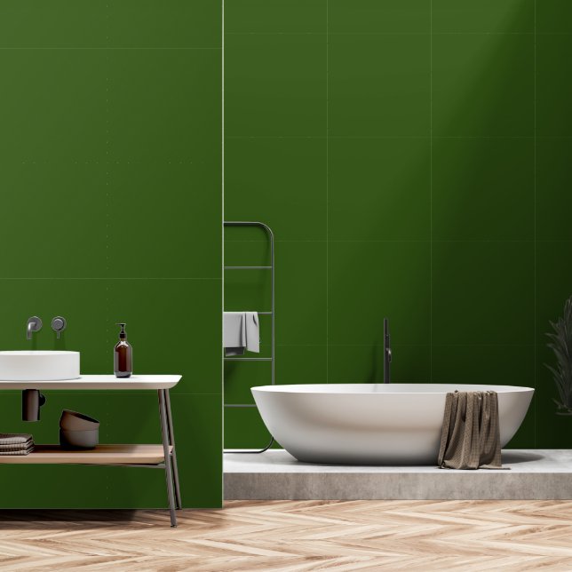 Papier Peint Forêt verte DIY Simple Authorité® (Salle de bain)