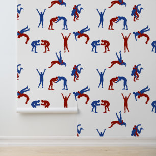 Papier Peint Freestyle Greco Motif de lutte romaine