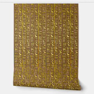 Papier Peint Fresque murale hiéroglyphique égyptienne antique