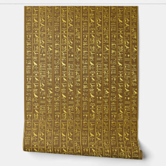 Papier Peint Fresque murale hiéroglyphique égyptienne antique