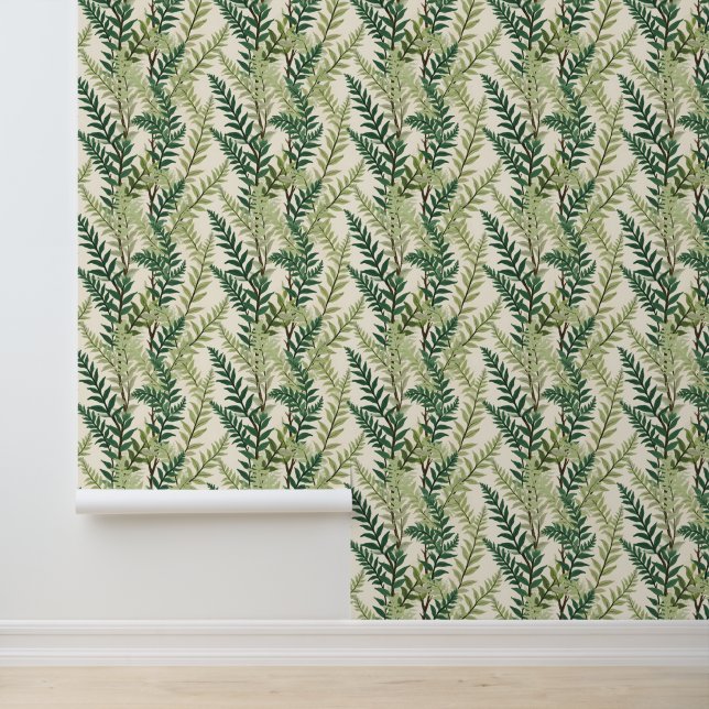 Papier Peint Frondes Fern (Application)