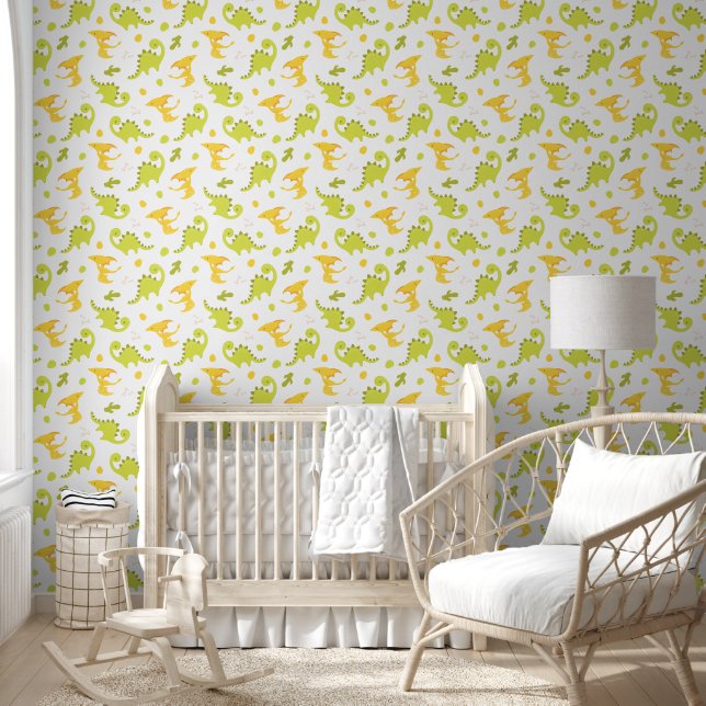 Papier Peint Fun Dinosaurs Graphic (Enfants)